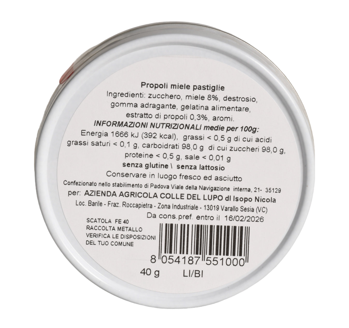 caramelle propoli miele